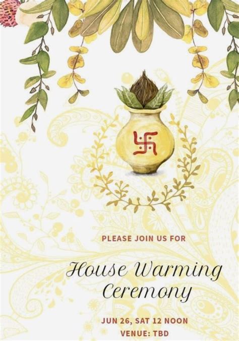 House Warming Invitation In Tamil Template - Infoupdate.org