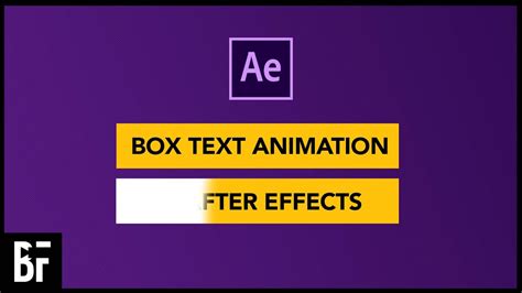 Box Text Animation - Adobe After Effects Tutorial