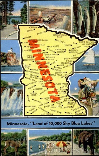 Land Of 10000 Sky Blue Lakes Scenic, MN