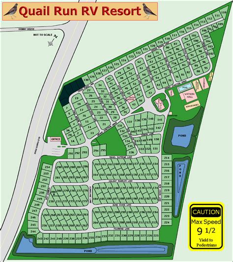 Quail Run RV Resort Map