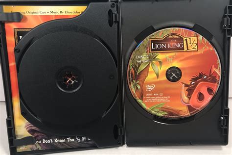 Walt Disney the Lion King 1 1/2 Special 2 Disc DVD With Bonus Features Near Mint - Etsy UK