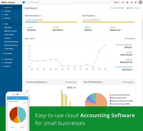 Zoho Books Review – Accounting Software Features | Personal Accounting