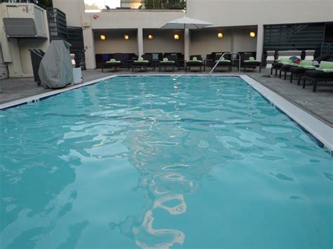 THE POOL AT SOFITEL, LOS ANGELES AT BEVERLY HILLS, CALIFORNIA ...