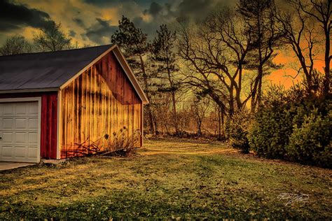 Country Sunset on the Farm Photograph by David Quillman - Pixels