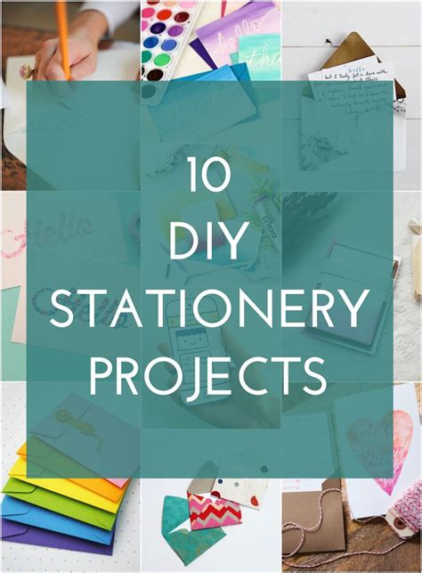 10 DIY Stationery Ideas - The Crafted Life | Diy stationery, Diy ...