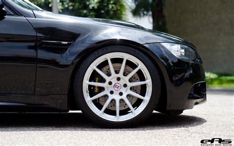 Jet Black BMW E90 M3 Rides on White HRE Wheels from EAS - autoevolution