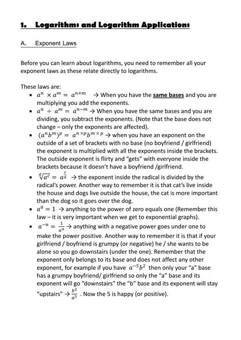 (PDF) 1. Logarithms and Logarithm Applications - DOKUMEN.TIPS