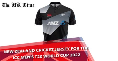 New Zealand Cricket Jersey for the ICC Men's T20 World Cup 2022 | The ...