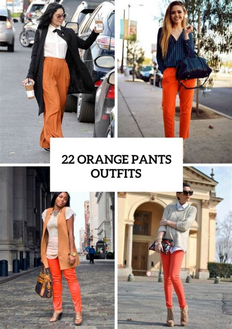 Pin by Mourien on outfits | Orange pants outfit, Orange pants, Pants outfit