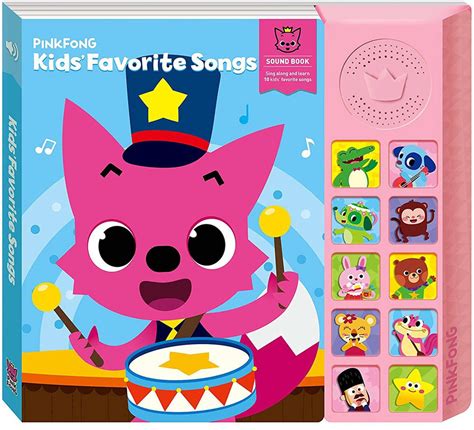 Pinkfong Kids Favorite Songs Sound Book Version 1 Smart Study - ToyWiz