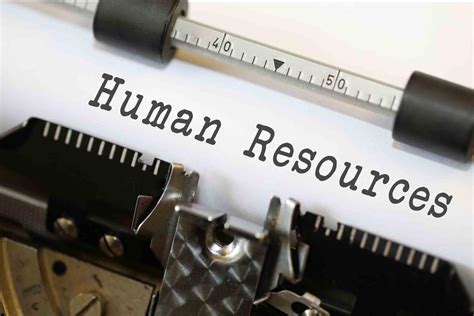 Human Resources - Free of Charge Creative Commons Typewriter image