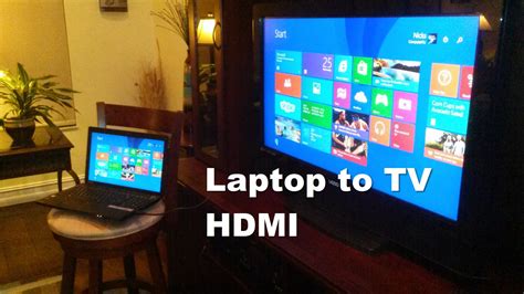 How to Connect Laptop to TV using HDMI - Easy & Fun | Smart tv ...