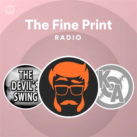 The Fine Print Radio - playlist by Spotify | Spotify