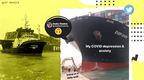 Excavator brought in to help free ship stuck on Suez Canal sparks meme-fest online | Trending ...