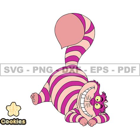 Cheshire Cat Svg, Cheshire Png, Cartoon Customs SVG, EPS, PN - Inspire ...