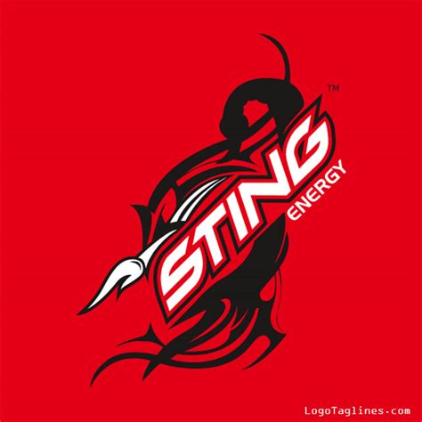 Sting Energy Drink Logo and Tagline - Slogan - Owner