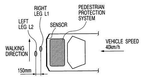 Patent US20040108157 - Pedestrian-vehicle collision detecting apparatus - Google Patents