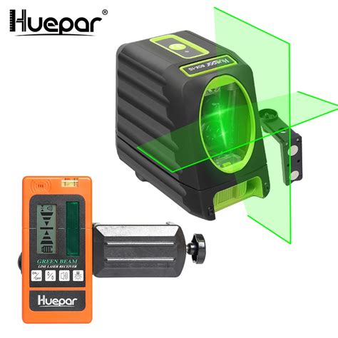 Huepar Self leveling Vertical & Horizontal Lasers Green Beam Cross Line ...