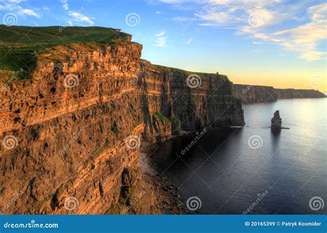 Irish cliffs.. stock image. Image of cool, extreme, nature - 20165399