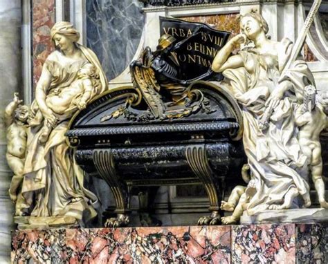 The Funerary Monument to Pope Urban VIII in St Peter's Basilica in Rome ...