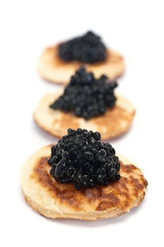 Blinis With Caviar Stock Photo - Download Image Now - Caviar, Animal ...