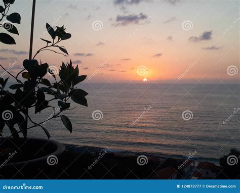 Nice sunset in Tropea stock image. Image of tropea, nice - 124873777