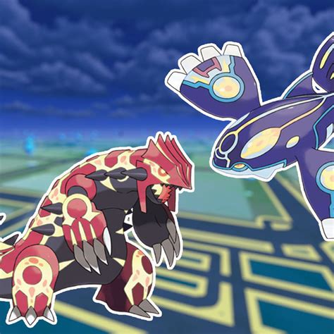 Pokemon Groudon And Kyogre Mega Evolution