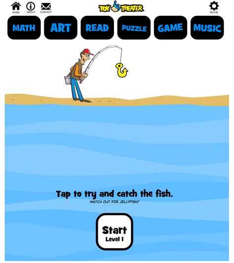 Toy Theater - Fishing | Picture Graph Game Toy Theatre, Theater, 2nd Grade Math Games, Fun ...