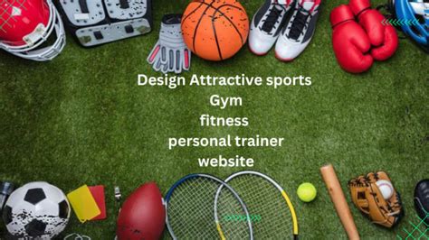 Create attractive sports gym fitness personal trainer website by Wishkhan30 | Fiverr