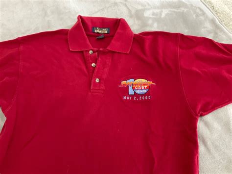 Vintage 20000 Baywatch CAST REUNION RARE red size M T… - Gem