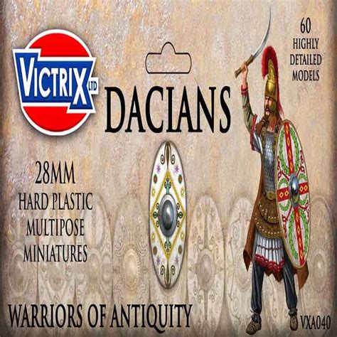 Ancient Dacians Warriors (60) 28mm Plastic VICTRIX MINIATURES ...