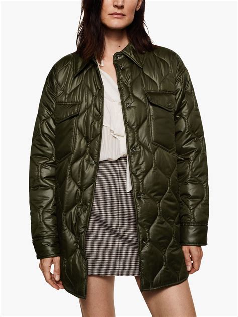 Mango quilted jacket – Artofit