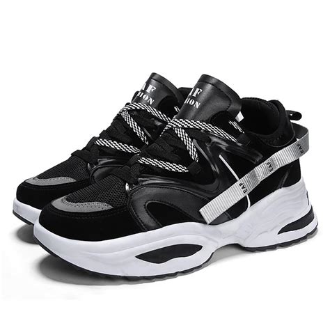 Men's Chunky Sneakers Fashion Athletic Shoes EU43 Black