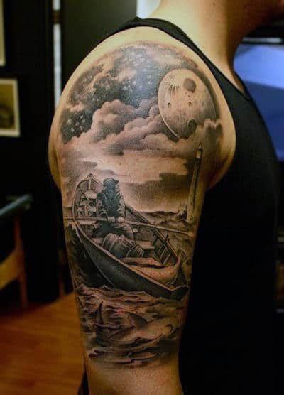 80 Cloud Tattoos For Men - Divine Dwelling Designs