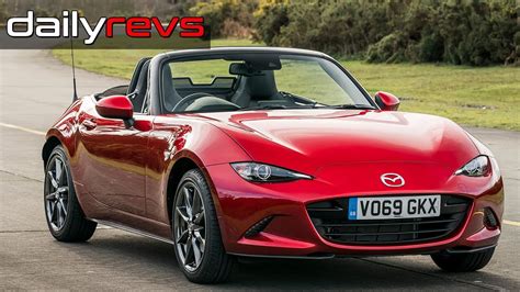 2020 Mazda MX 5 Convertible Sport Tech | Soul Red | Driving & Details - YouTube