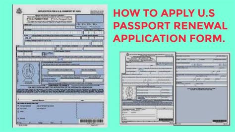 HOW TO APPLY U S PASSPORT RENEWAL FORMS POST OFFICE 2019 | Printable ...