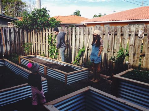 Corrugated Metal Raised Garden Beds Diy