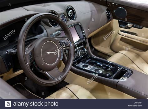 Jaguar XJL interior Stock Photo - Alamy