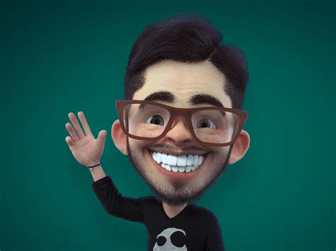 ArtStation - 3D avatar for my new website