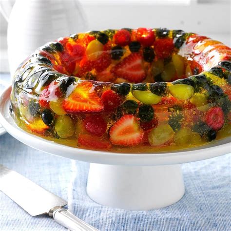 Sangria Gelatin Ring Recipe | Taste of Home