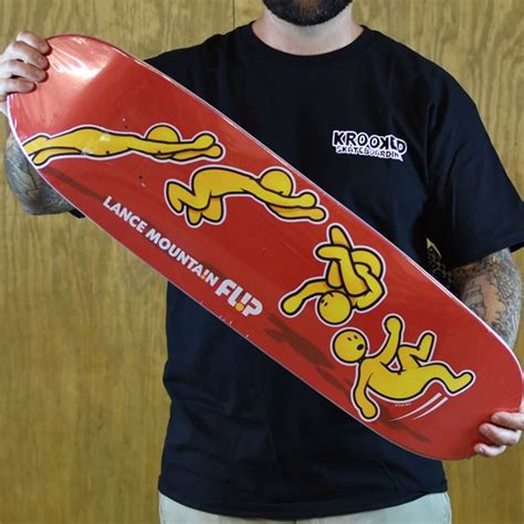 Lance Mountain Doughboy Somersault Deck Red In Stock at The Boardr