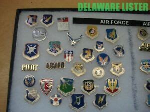 Large Mixed Lot of 28 US Military USAF Air Force Hat/Shirt Pins USA ...