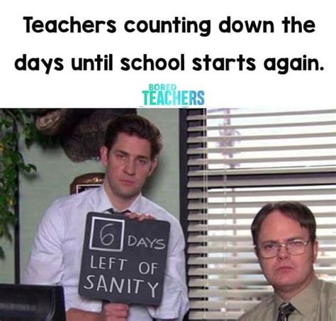 Count 'em down. | Teacher quotes funny, Teacher humor, Teaching humor