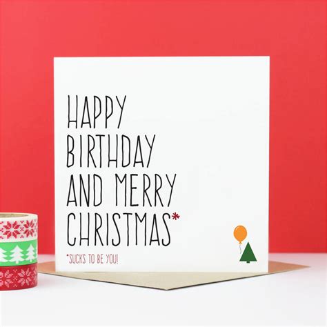 Happy Birthday On Christmas Day Cards | BirthdayBuzz