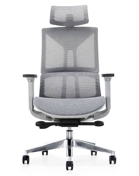 Endurance Pearl Grey Ergonomic Mesh Chair | Workspace Office Furnit...