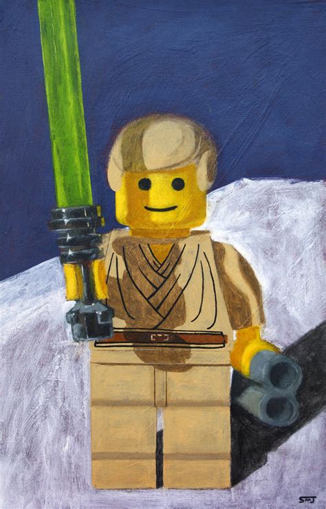 Lego Luke Skywalker Minifigure by ShaunMichaelJones on DeviantArt