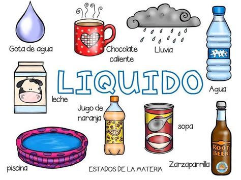 tu tarea: ESTADO LIQUIDO | Estados de la materia, Fichas de trabajo ...