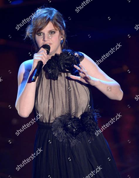 Italian Singer Chiara Performs Song Il Editorial Stock Photo - Stock ...