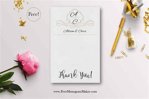 Free Custom Wedding Monogram