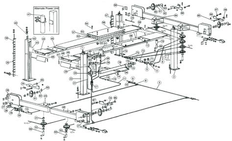 Auto Lift Parts, Overall Breakdown, for Hydra-Lift models 78, 78CB, 98 and 98CB, 4 Post Lifts ...